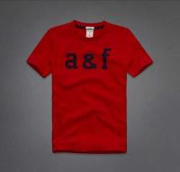 heren abercrombie fitch korte t-shirt crewneck rood koningsblauw Shop Enschede h84hs361